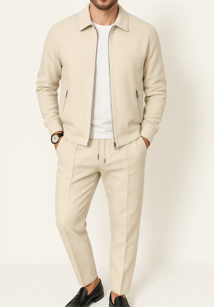 Męski Smart Casual Zestaw Co-Ord | Dwuczęściowy